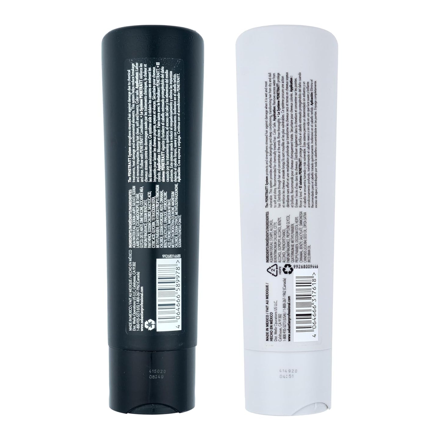 Sebastian Professional Penetraitt Shampoo & Conditioner Bundle - Strengthening Deep Repair for Dry, Damaged Colored Hair