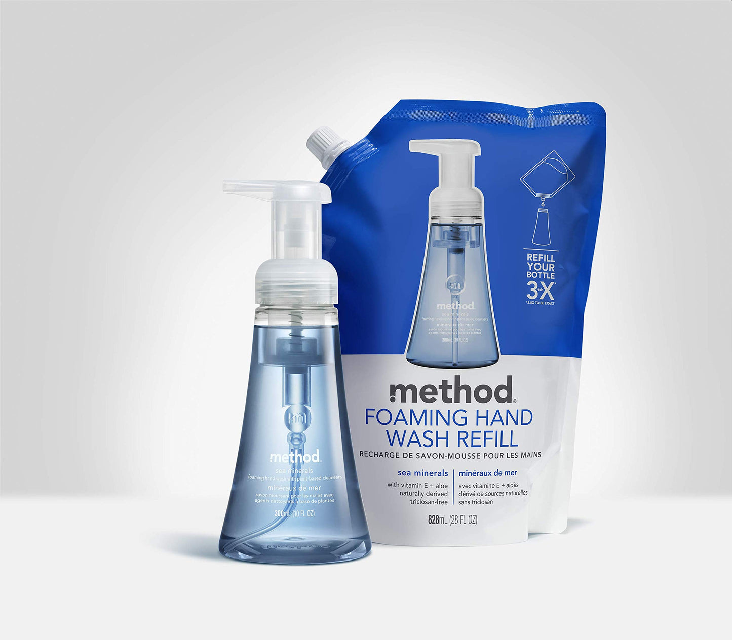 Method Foaming Hand Soap Refill, Sweet Water, 28 Fl Oz (Pack of 3)