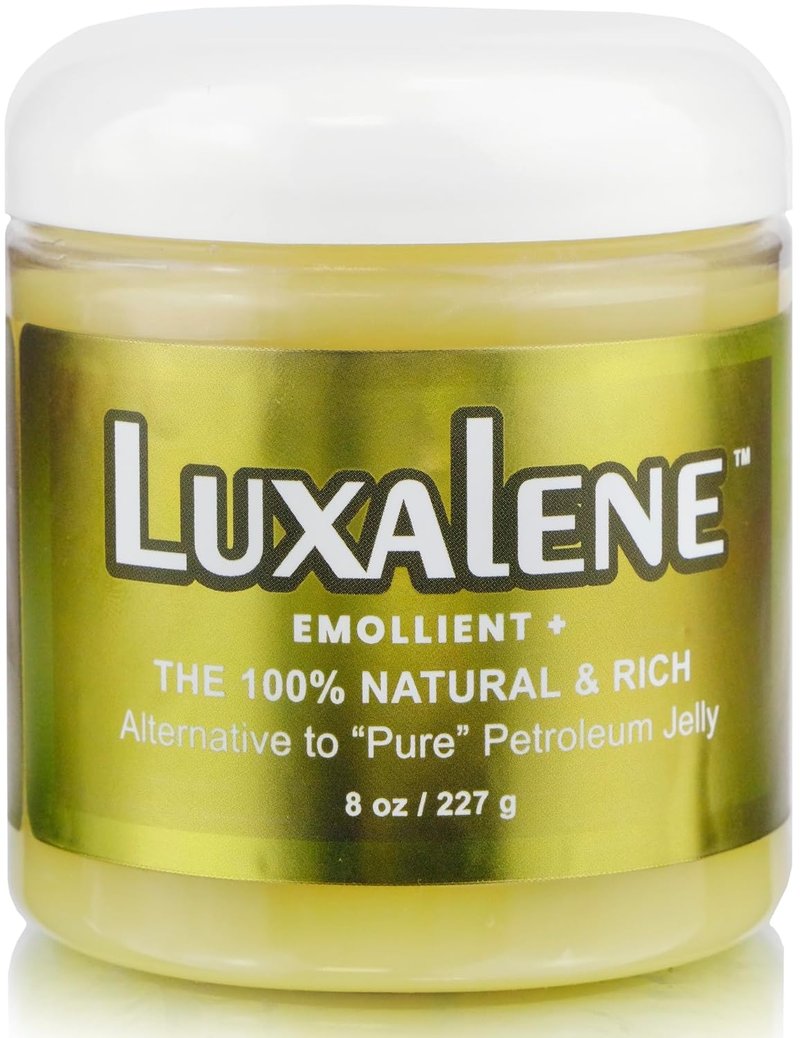 Beesaluxe Luxalene - 100% Natural Hypoallergenic Petroleum Jelly Alternative | 8 Ounce for Lips, Hands, Baby & Makeup Remover