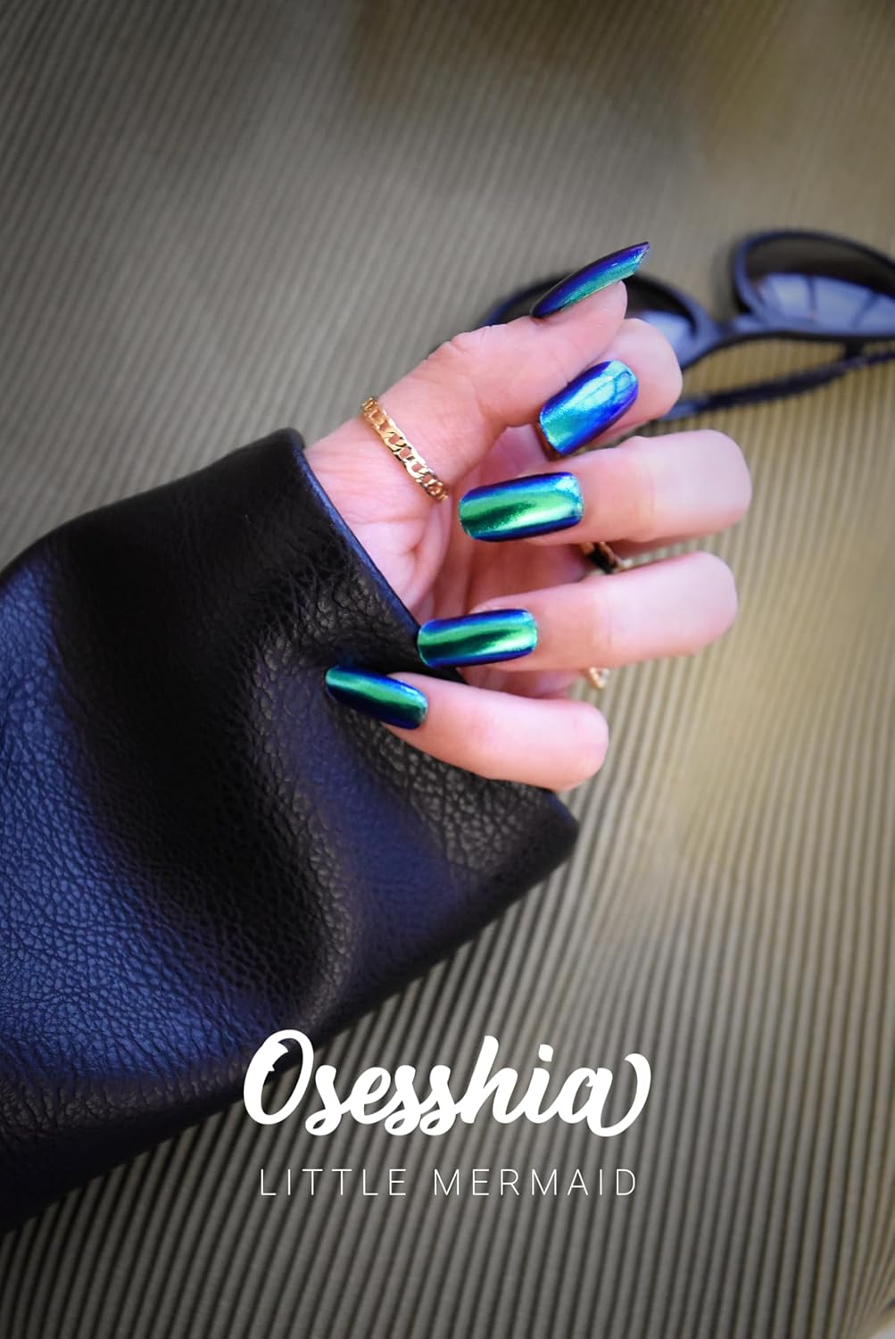 Semi Cured Gel Nail Strip Starter Kit - 60 Nail Stickers, UV Lamp & Tools for Salon Quality Christmas Nails