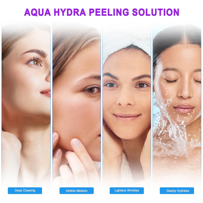 Water Peeling Aqua Peel Concentrated Solution Face cleansing and moisturizing 30ml/1.01oz Per Bottle Dilute to 800ml/27oz Solution Use AS1 SA2 AO3 3 Bottles Per Set Elitzia ETCCS123T