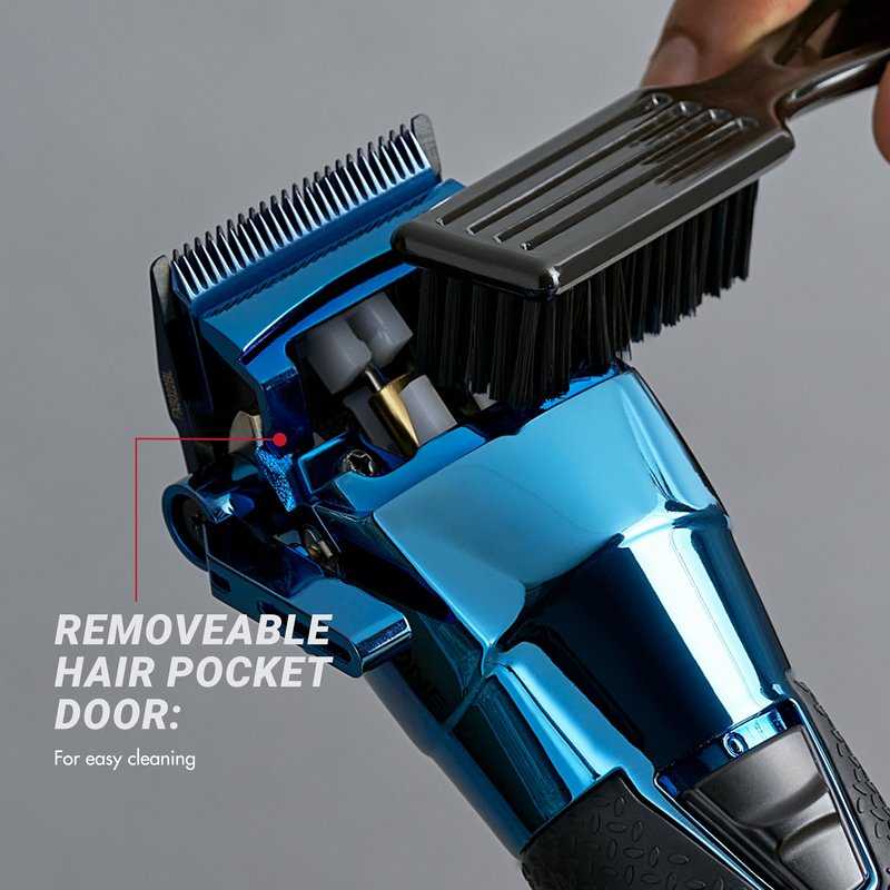 BaBylissPRO FXONE Professional Cordless Clipper in Blue - Beard Trimmer for Men, Professional Stylist & Barber Clippers, USB-C Cordless Hair Clippers for Men