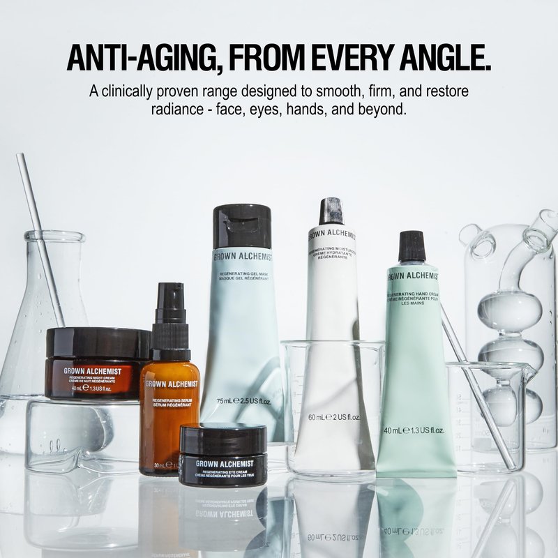 Grown Alchemist Regenerating Hand Cream with Nourishing Phyto-Peptide Almond & Sage, 40 mL