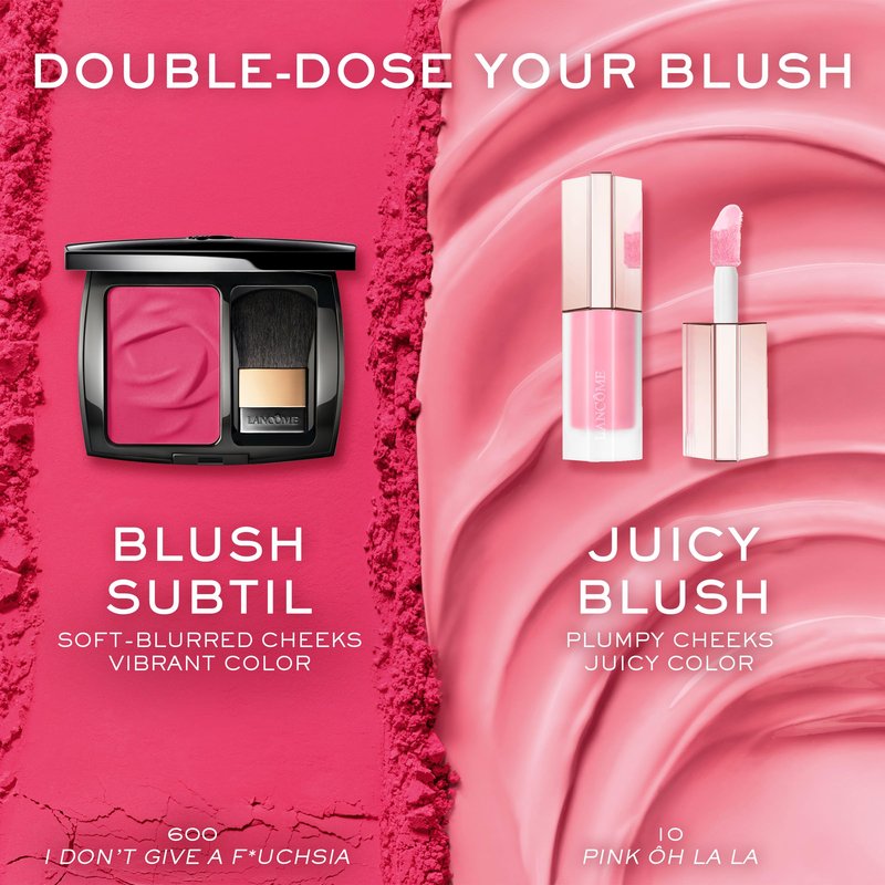 Lancôme Skin Idôle Juicy Liquid Blush - Weightless Liquid Blush with Soft Matte Finish - Buildable & Breathable - Shade 40: Mauve to the Groove