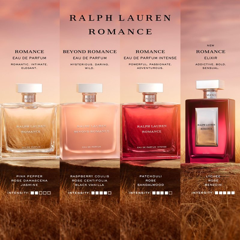 Ralph Lauren - Romance Eau de Parfum - Women's Perfume Set ($110 Value) - Contains Full Size Fragrance (3.4 Fl Oz), Travel Size (0.3 Fl Oz), Body Lotion (2.5 Fl Oz), Body Mist (5.0 Fl Oz)