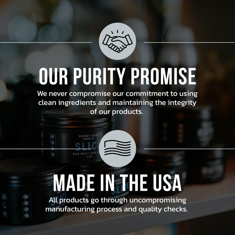 Victory Crown Matte Pomade High Hold & No Shine Hair Styling Wax for Natural & Sophisticated Looks, 3.4 Oz
