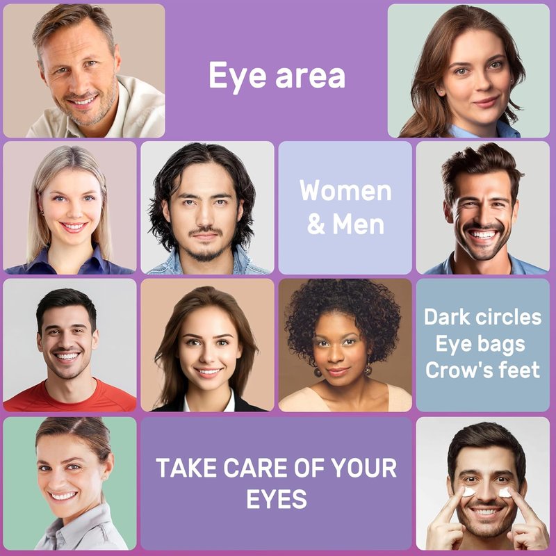 Caffeine Eye Cream - Anti-Aging Formula for Dark Circles & Puffiness | 1.7 fl oz, Unisex, 3-Pack