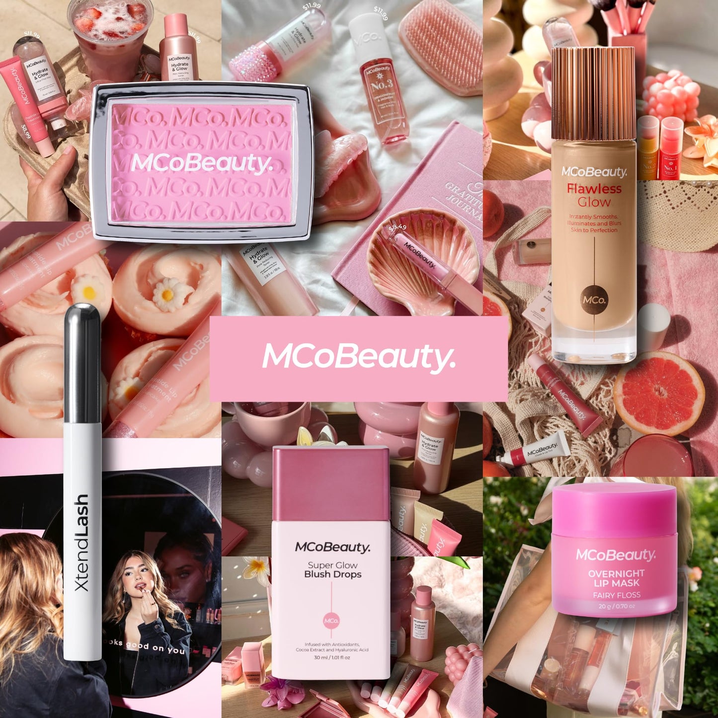 MCoBeauty Miracle Flawless Pressed Powder - 3 Medium Warm - Soft Focus Blurring, Finishing & Setting Powder - Face Makeup Compact with Rose Flower Extract Sweet Almond Oil - Vegan & Cruelty Free