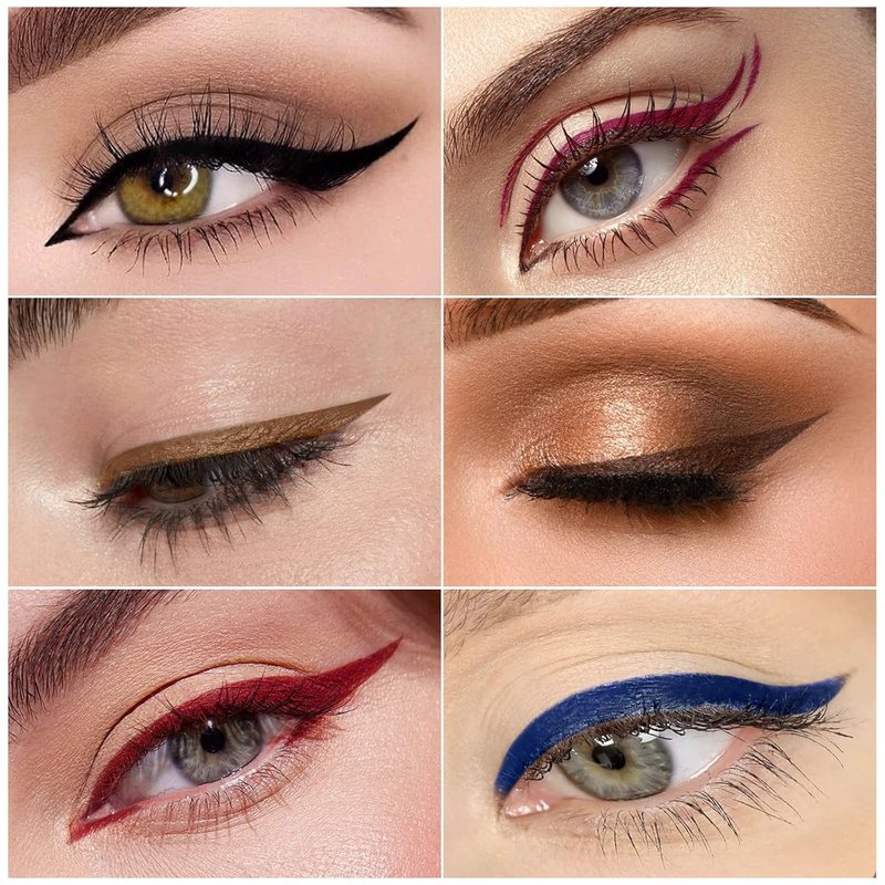 Liquid Eyeliner Pen Set - Matte Precision Tip for Bold Eye Makeup | Long-Lasting & Smooth Application
