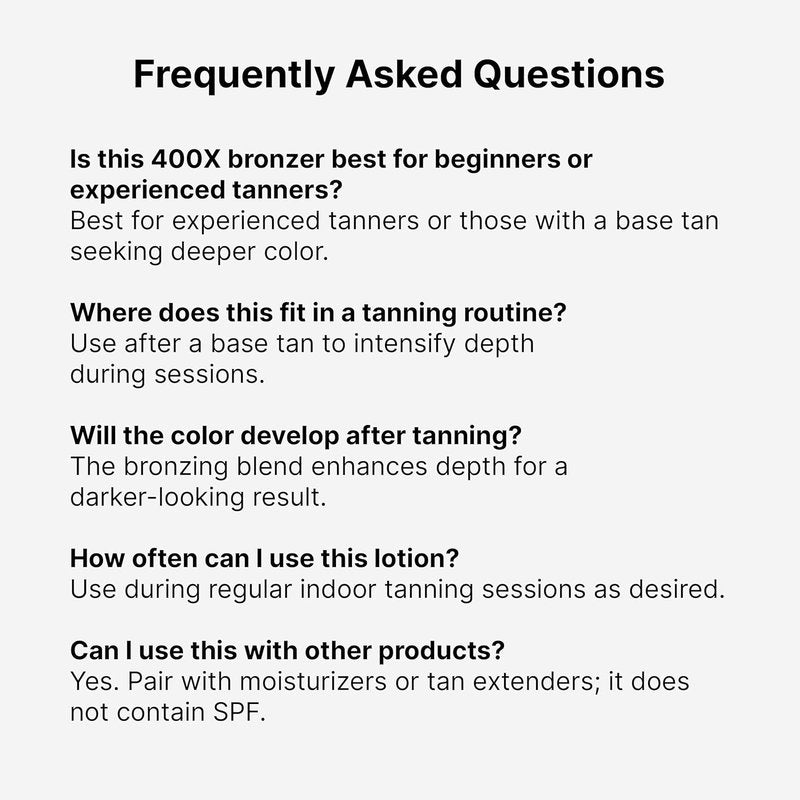 400X Bronzer - Sexy & I Glow It | 7.5oz Bottle for Radiant Skin