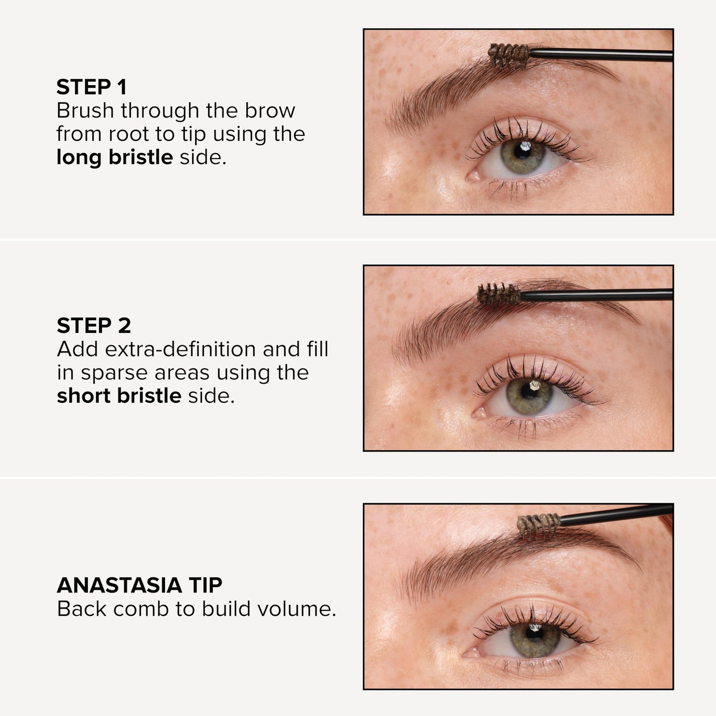 Anastasia Beverly Hills Volumizing Tinted Brow Gel - Lightweight Buildable Volumizing Brow Gel for Natural Tint, Fullness & Definition with Long-Wearing Up to 24-Hour Hold - Caramel