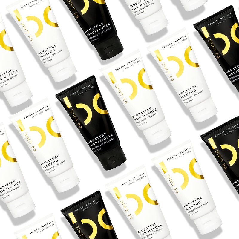 BE CHIC Mini Hydrating Hair Masque – Plant-Based, Damage Repair, Deep Conditioning, TSA-Approved, For All Hair Types