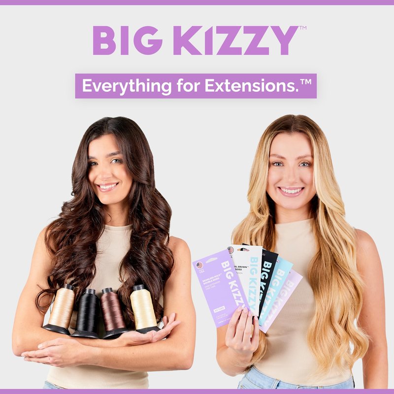 Big Kizzy Thick Chick Volumizing Mousse - Weightless Volume from Root to End - Thickening Foam Mousse with Smooth, Touchable Finish, 7.5 oz