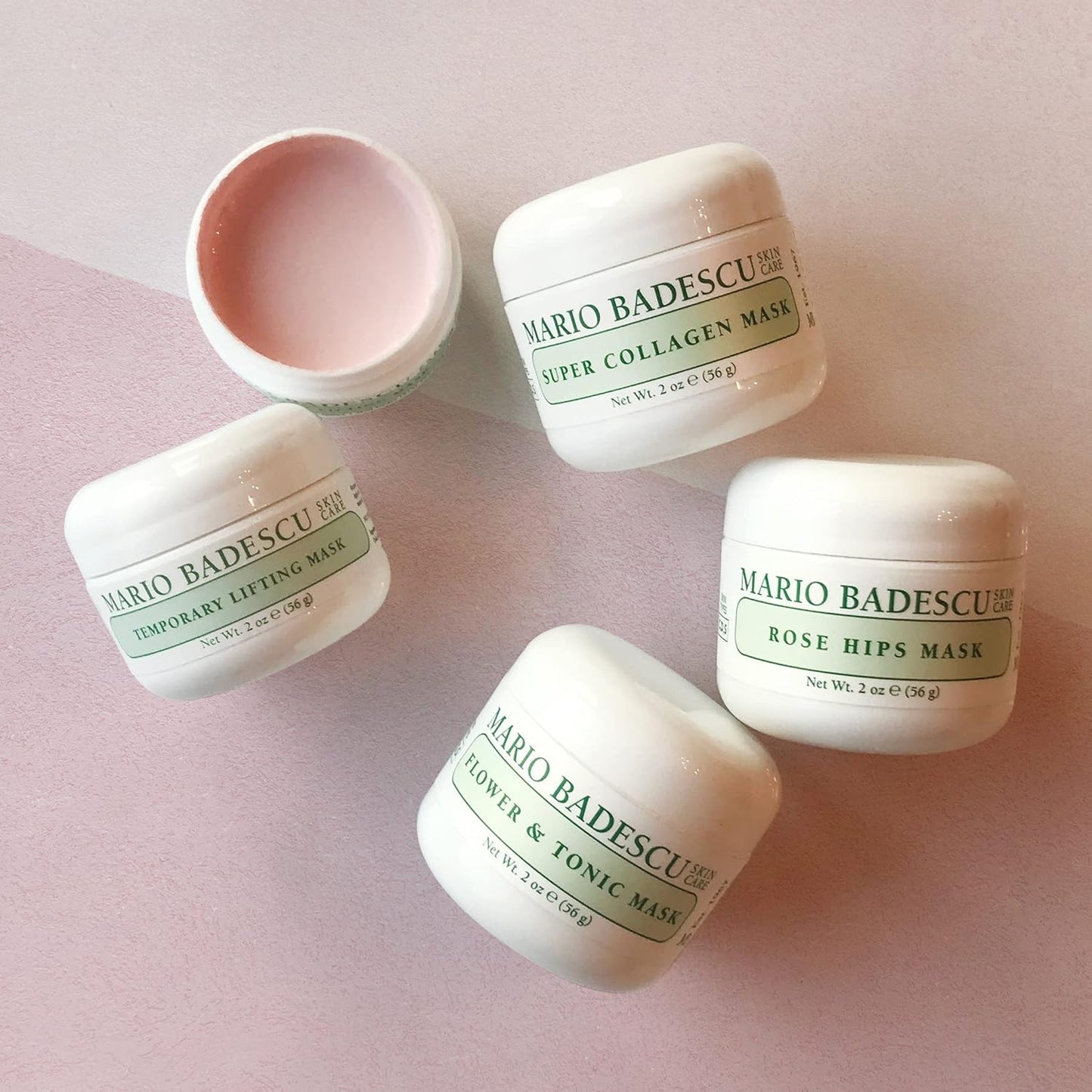Mario Badescu Flower & Tonic Mask - Oil-Absorbing Face Mask for Combination & Oily Skin | 2 oz