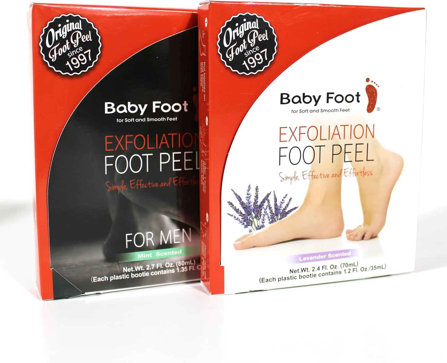 Baby Foot Peel Mask for Men & Women - Exfoliate Rough, Cracked Feet for Baby Soft Skin - 2.4 Fl. Oz