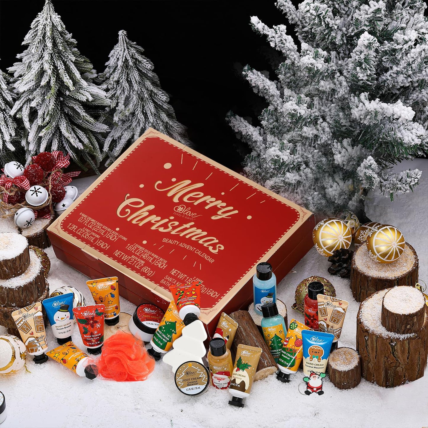 2025 Limited Edition Advent Calendar - Luxury Bath & Hand Cream Gift Set for Women
