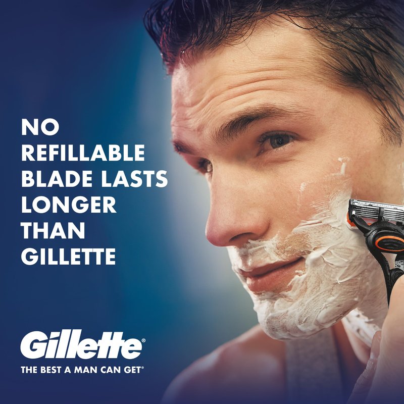 Gillette Fusion5 Men's Razor Blades, 12 Blade Refills