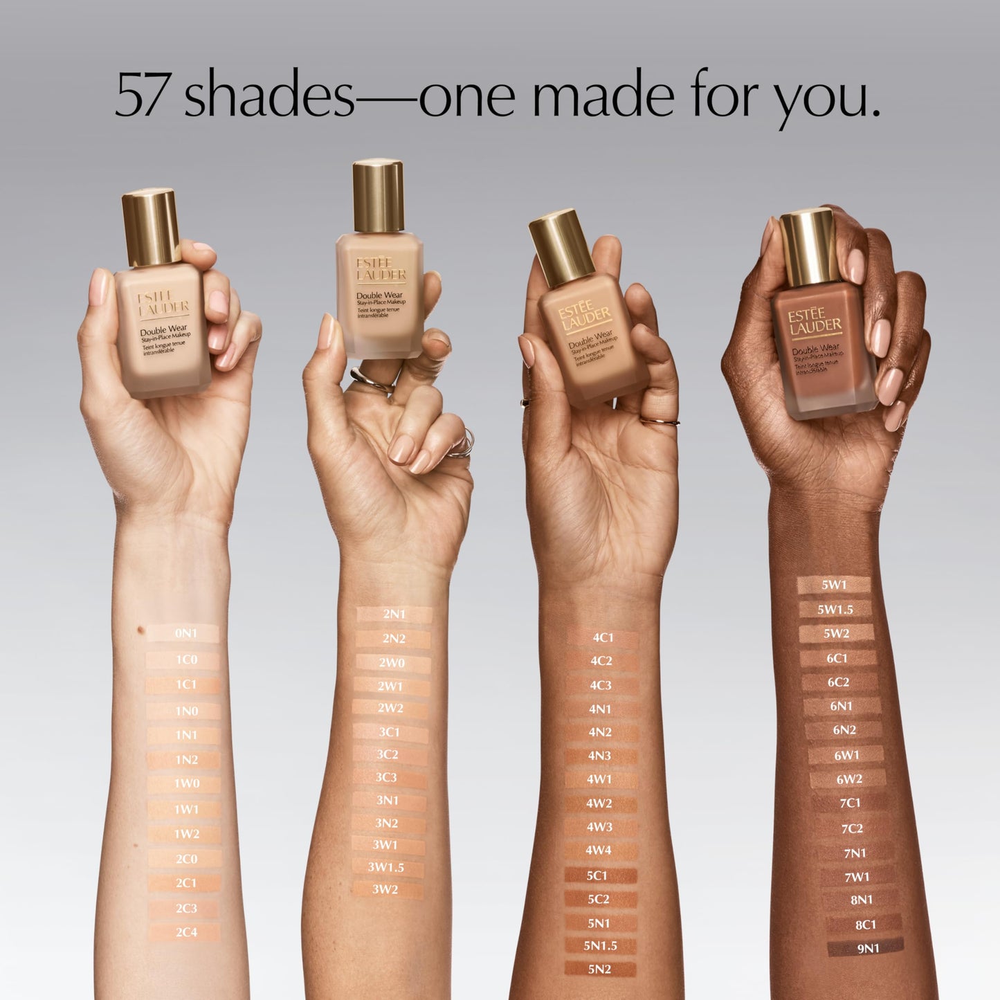Estée Lauder Double Wear Stay-in-Place Foundation Makeup | 36-Hour Long-Wear Matte Foundation, 1 Fl Oz, 6W1 Sandalwood