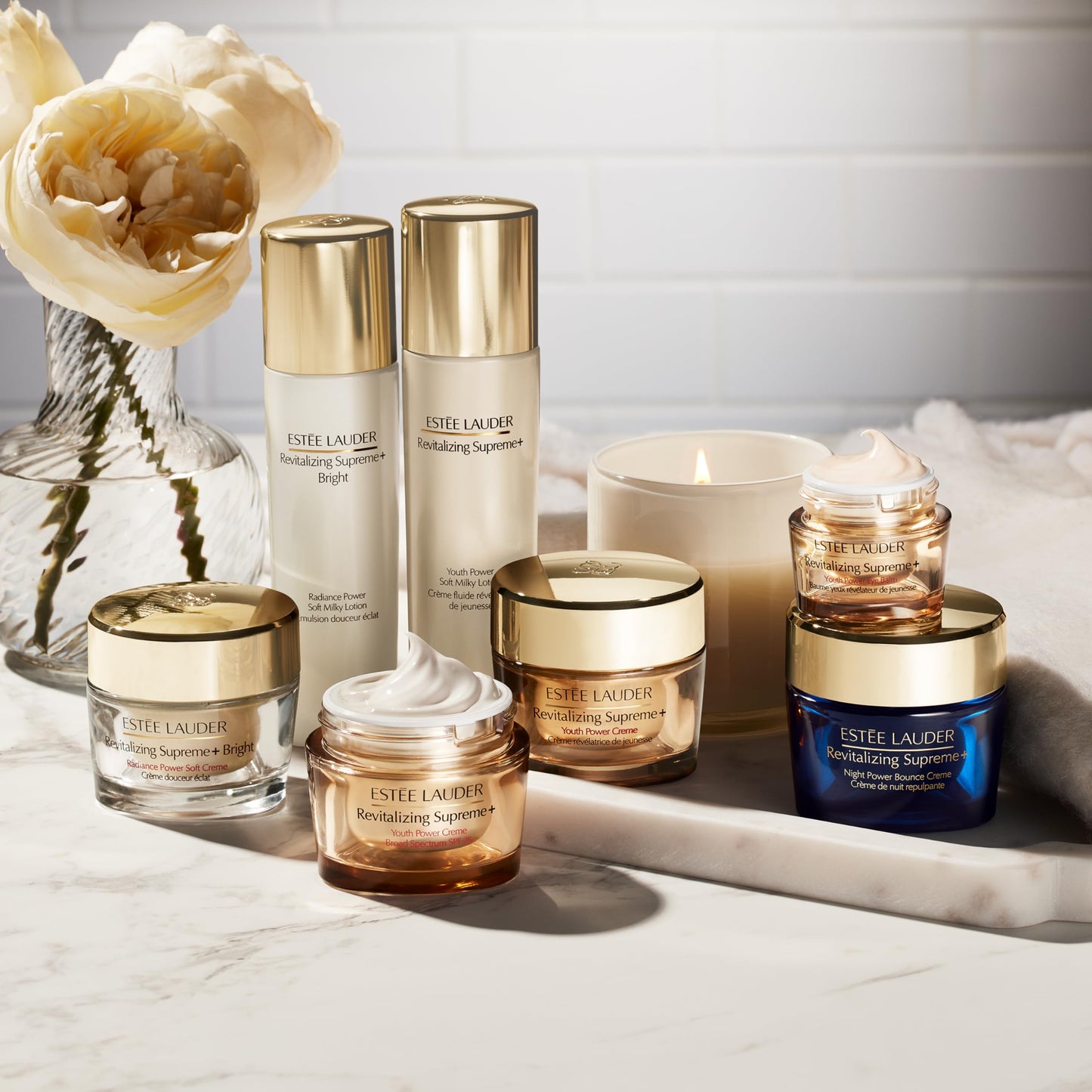 Estée Lauder Revitalizing Supreme+ Night Power Bounce Cream | Face Moisturizer with Peptides | Firms, Lifts & Plumps Skin, 1.7 Ounce Refill
