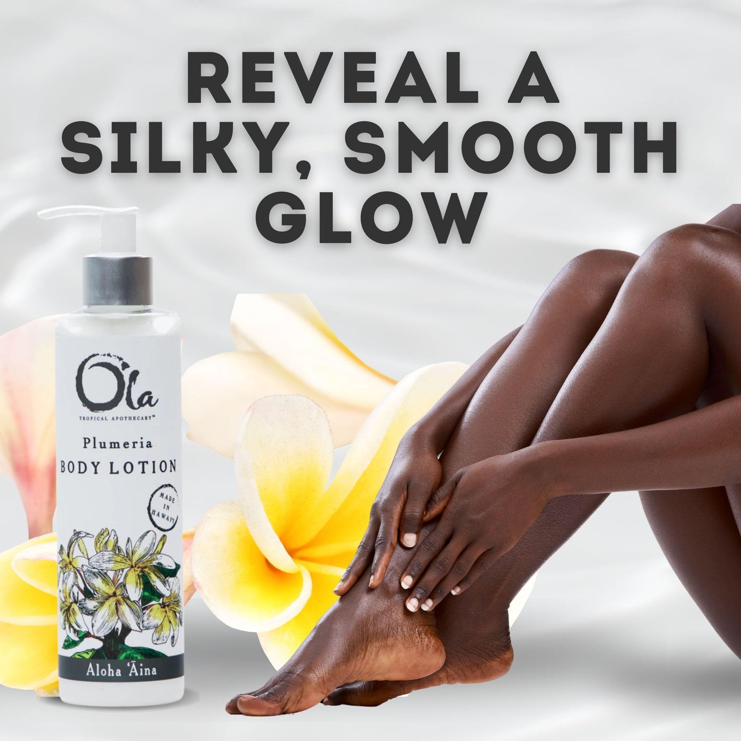 Tropical Apothecary Ola Plumeria Body Lotion with Pure Tropical Oils and Plant Extracts - 8.45 Fl Oz