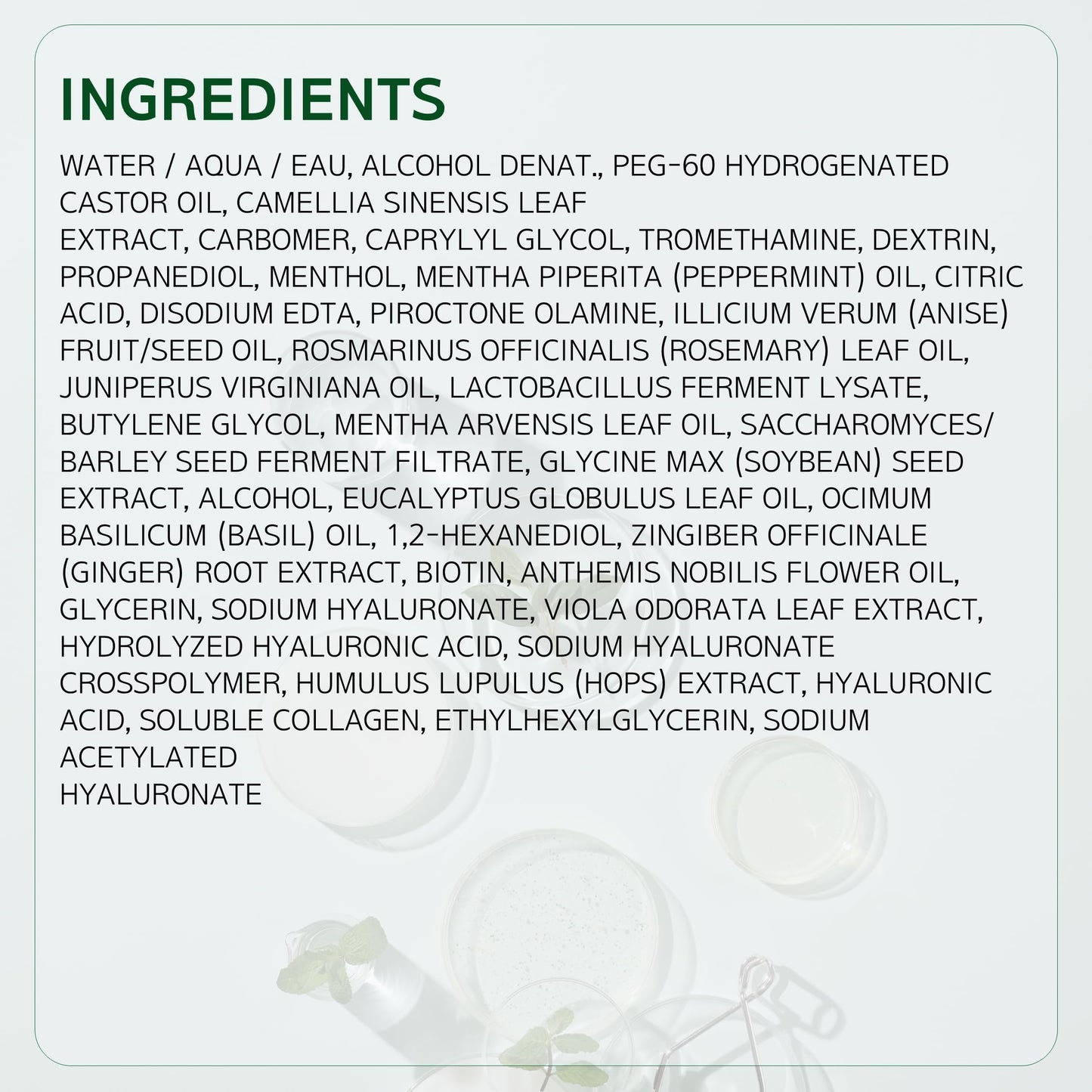LABO.H Scalp Strengthening Spray - Korean Scalp Reviatlizing Serum for Hair Growth & Anti-Loss | Vegan| Instant Cooling & Soothing with Rosemary and Peppermint Oil | Thicker-Looking Hair, 3.38 Fl oz.