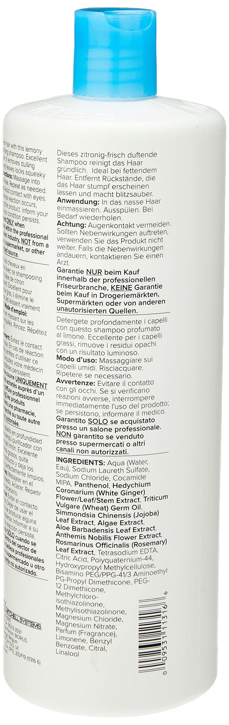 Paul Mitchell Shampoo Two, Clarifying, Removes Buildup, For All Hair Types, Especially Oily Hair