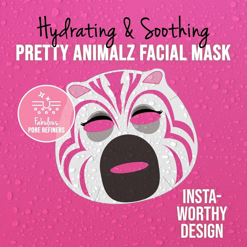 Masque Bar – 9 Piece Pretty Animalz Printed Sheet Masks – Made in Korea