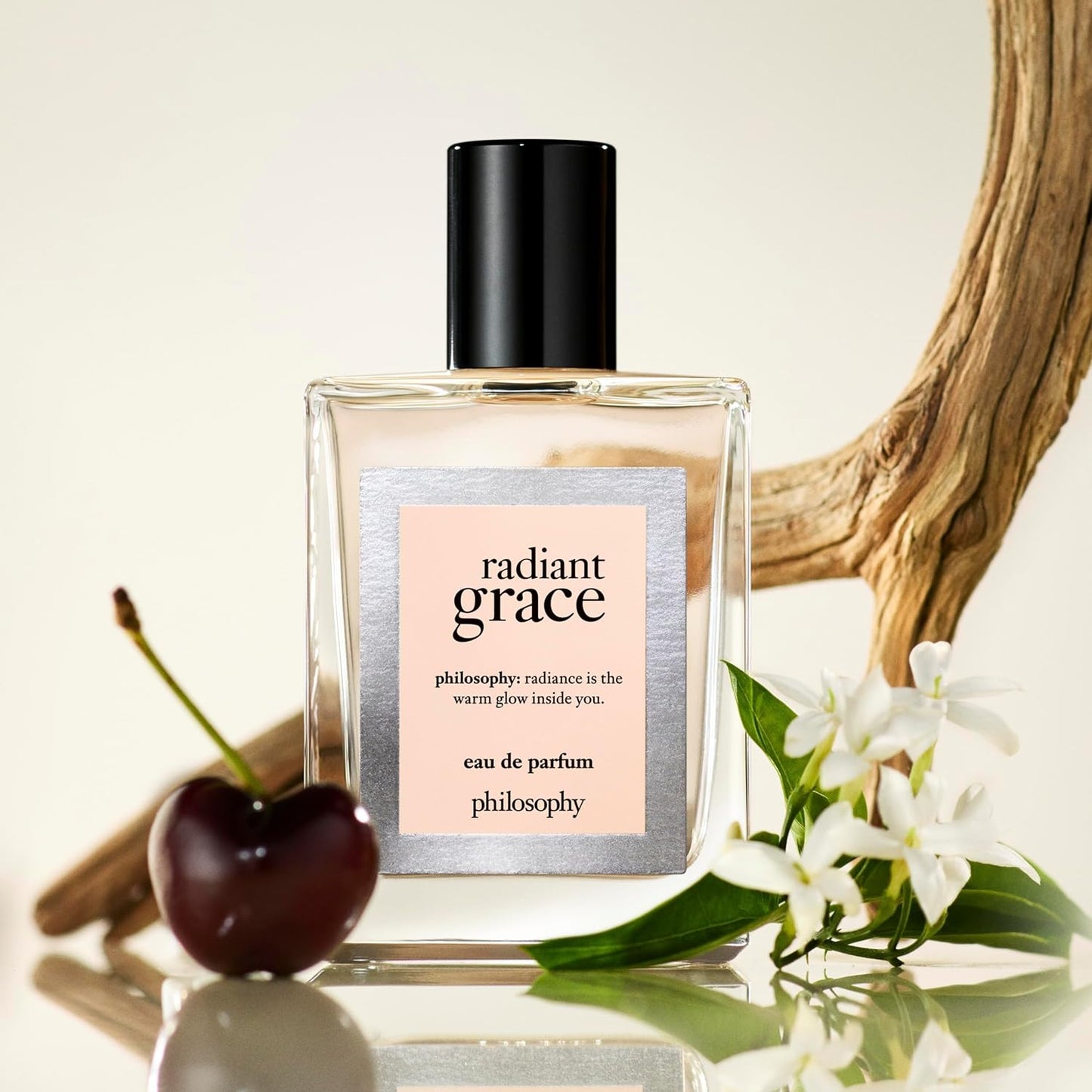 Radiant Grace Eau de Parfum | Warm Floral Women's Fragrance - Notes of Sandalwood, Jasmine & Black Cherry