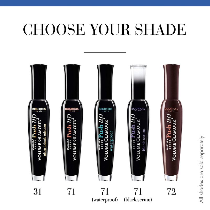 Bourjois Volume Glamour Push Up Mascara, Ultra Black