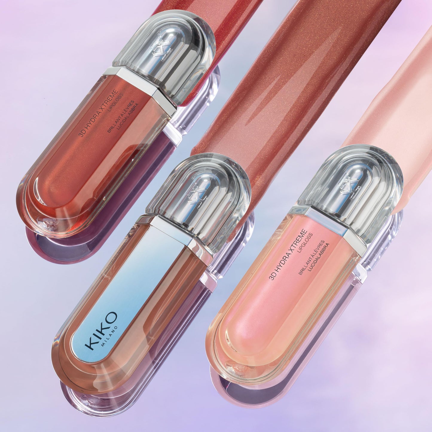 KIKO Milano 3D Hydra Xtreme Lipgloss 02, Moisturising Lip Gloss With Extreme 3D-Volume Effect