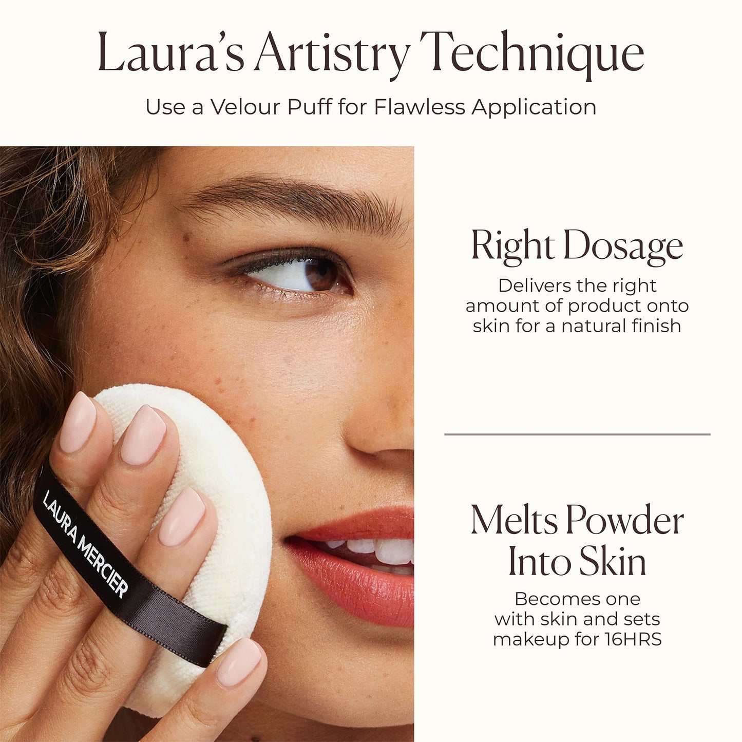 Laura Mercier Translucent Loose Talc-Free Setting Powder Ultra-Blur, Fair to Medium Skin Tones, Translucent Mini Size