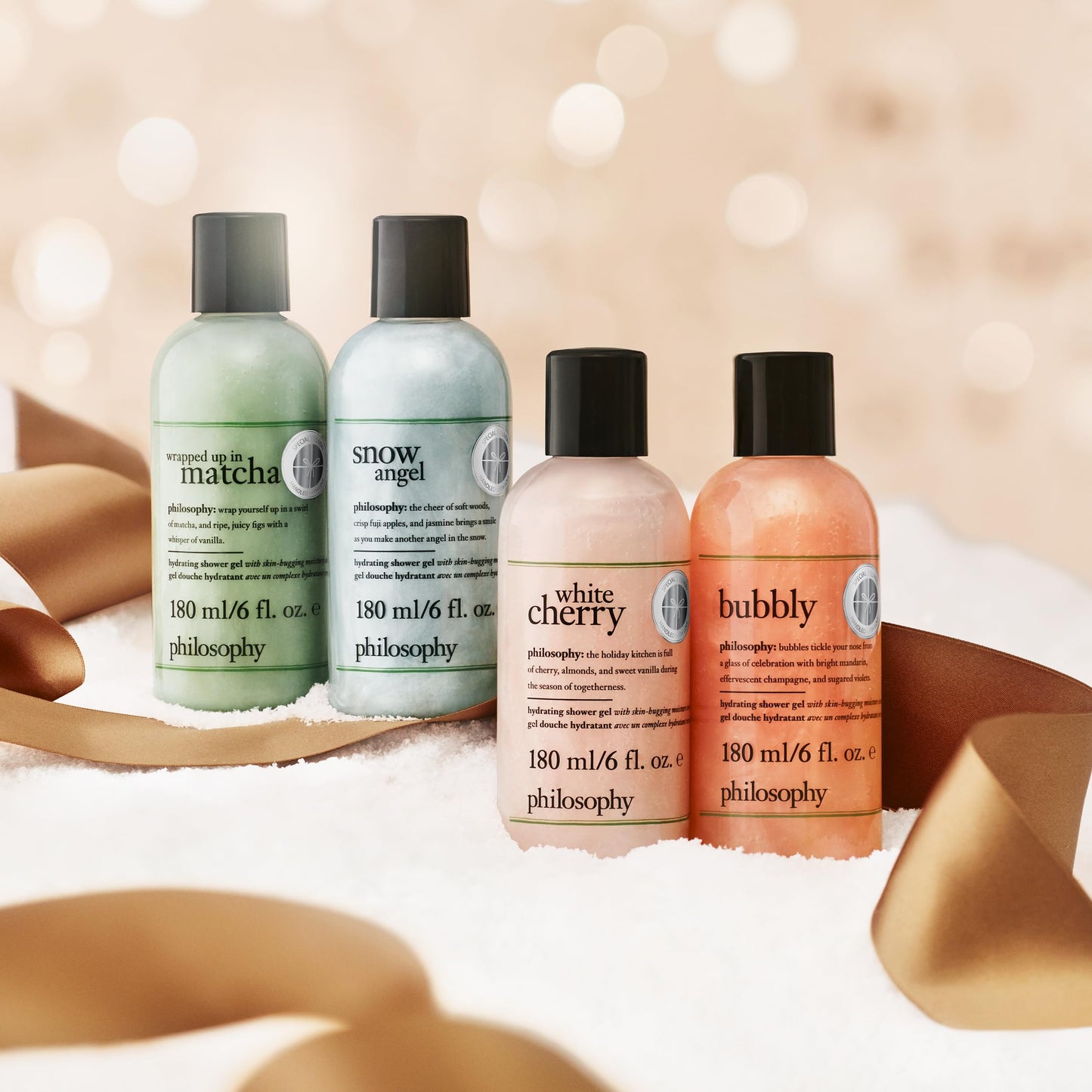 philosophy Bath & Body Holiday Shower Gel Set 3 fl oz 5-Pc Set (Holiday FY26)