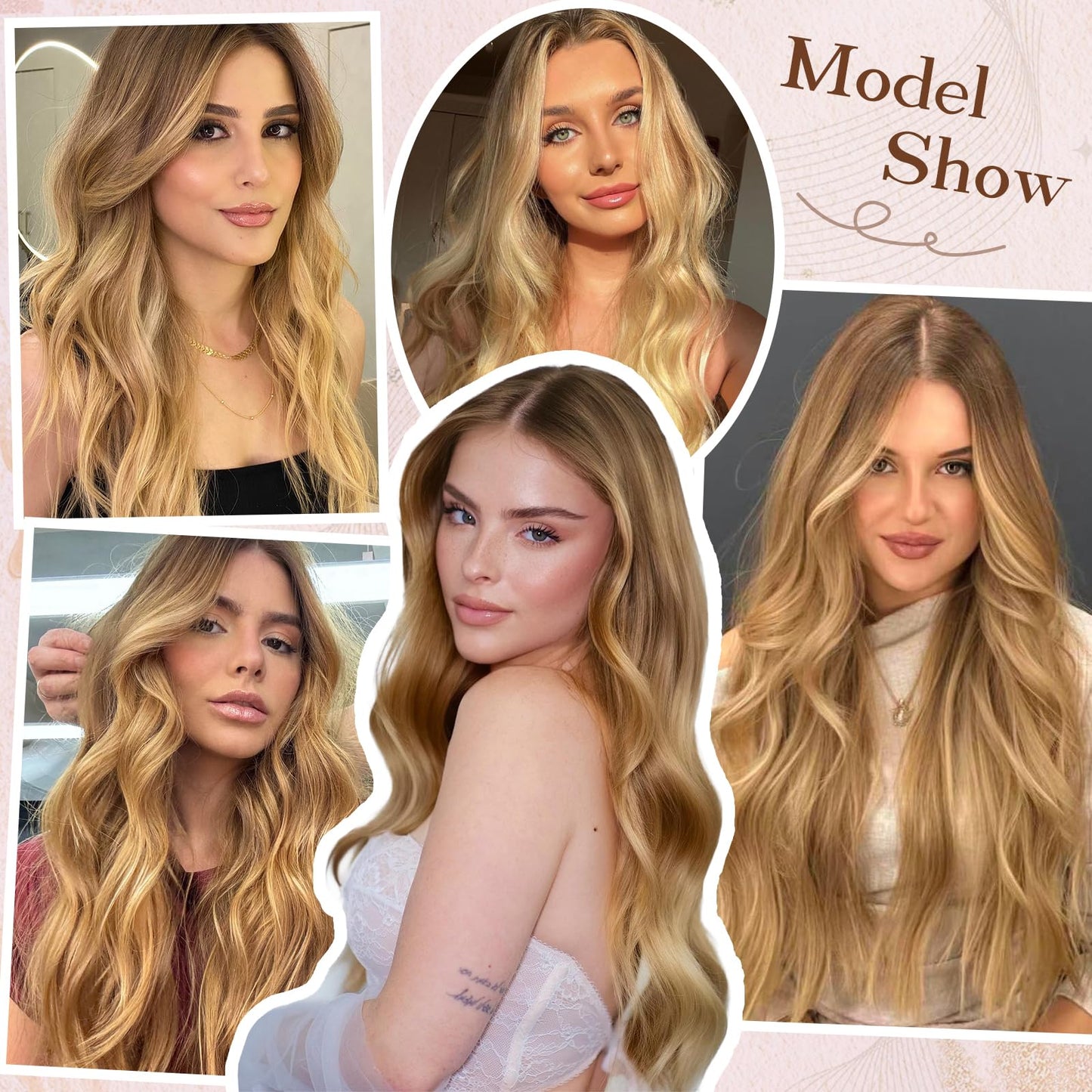Eliysako Microlink Hair Extensions Human Hair 50g 18inch(#78) Natural Blonde Micro Link Hair Extensions Human Hair Microbead Hair Extensions Micro Loop Hair Extensions Real Human Hair For Women