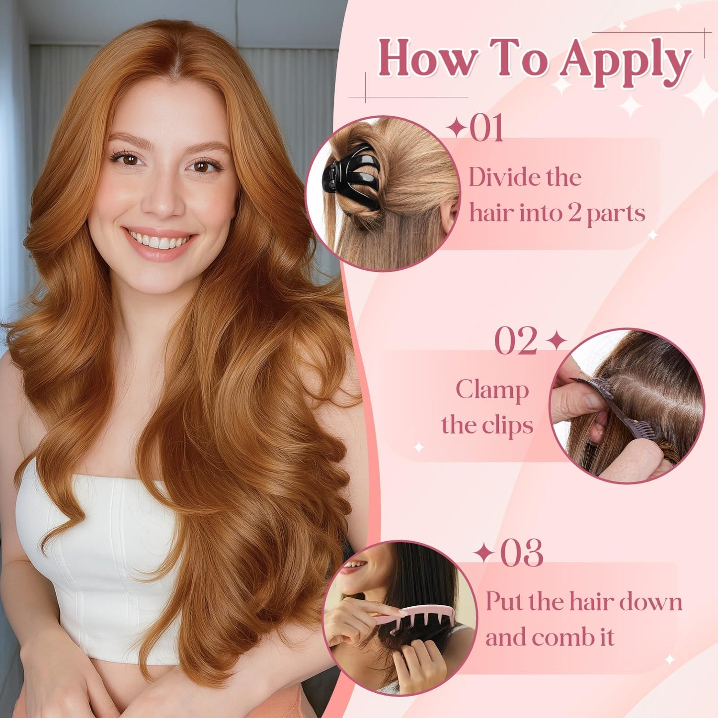 SEGOHAIR Clip In Hair Extensions for women One Piece 5 Clips Real Human Remy Hair Extension Long Straight Hairpieces for women 18 Inches #1B Natural Black