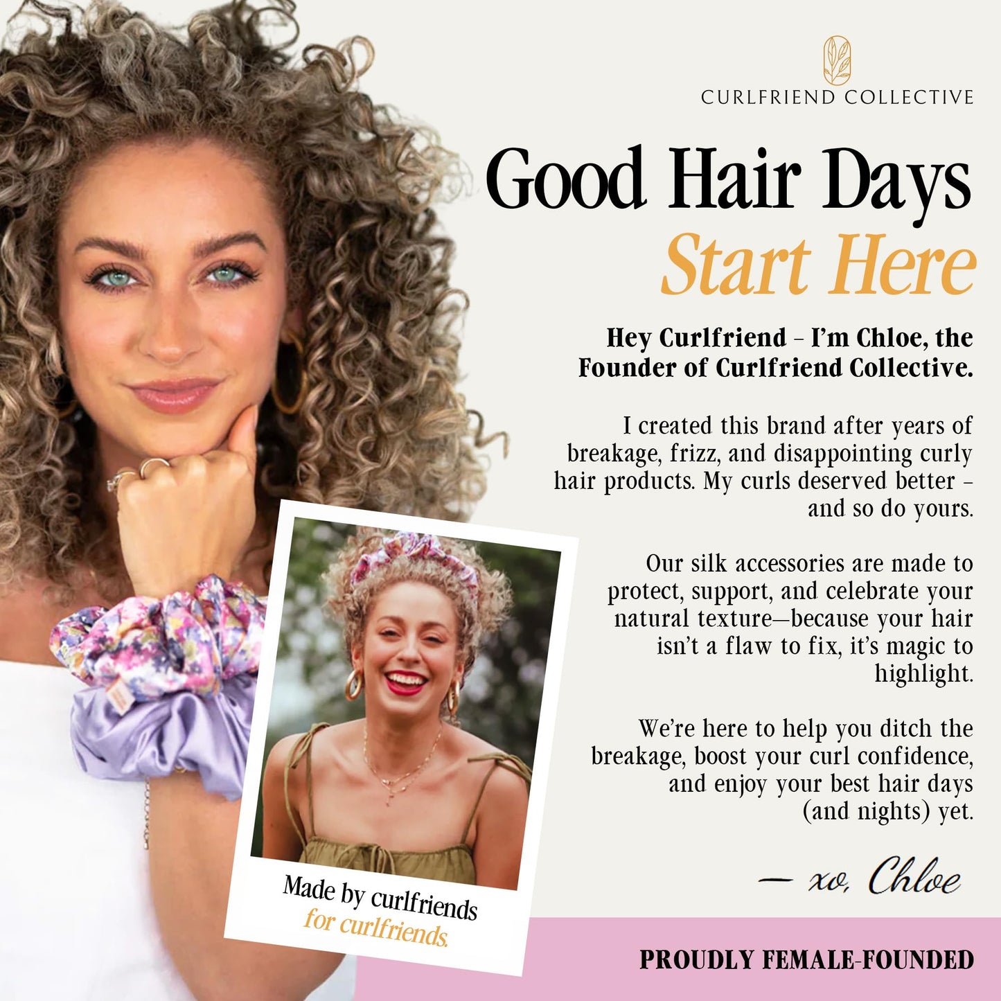 Curlfriend Collective Onyx Comfort Curve Silk Headband – Luxury 100% Mulberry Silk, No-Slip Headband for Women – Gentle, Headache-Free Fit for Curly, Coily & Textured Hair