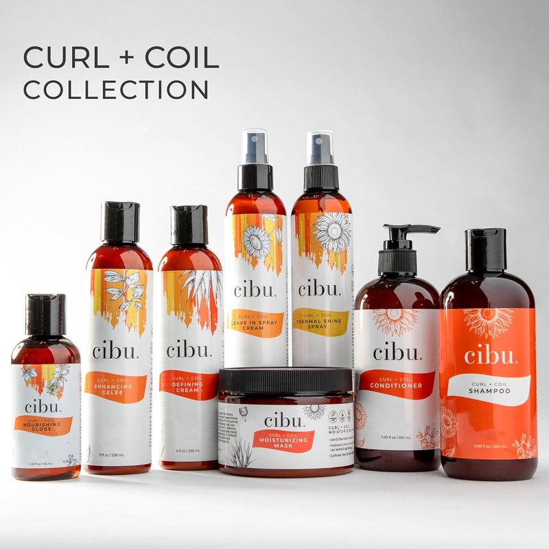 CIBU Curl Defining Cream - Long-Lasting Hold for Wavy & Curly Hair | 5.4 Ounces