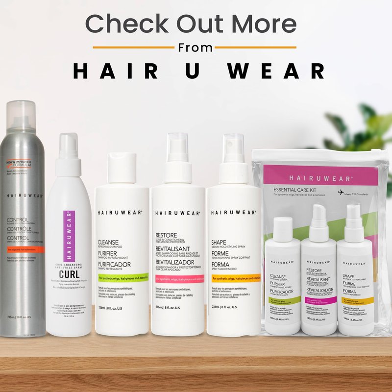 Strong Hold Finishing Hairspray For Wigs & Hair Extensions, Fast Drying, Non-sticky & Humidity Resistant - 10 Fl Oz