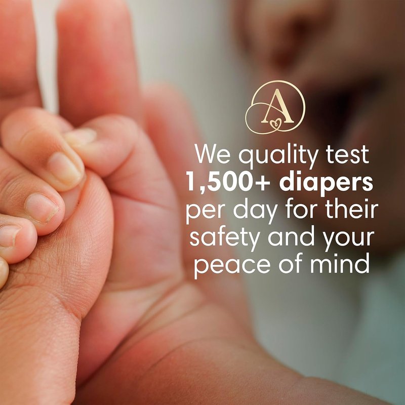 Pampers Amore Diapers - Size 2 (10-22 lbs) | Hypoallergenic, Fragrance-Free & Ultra-Soft