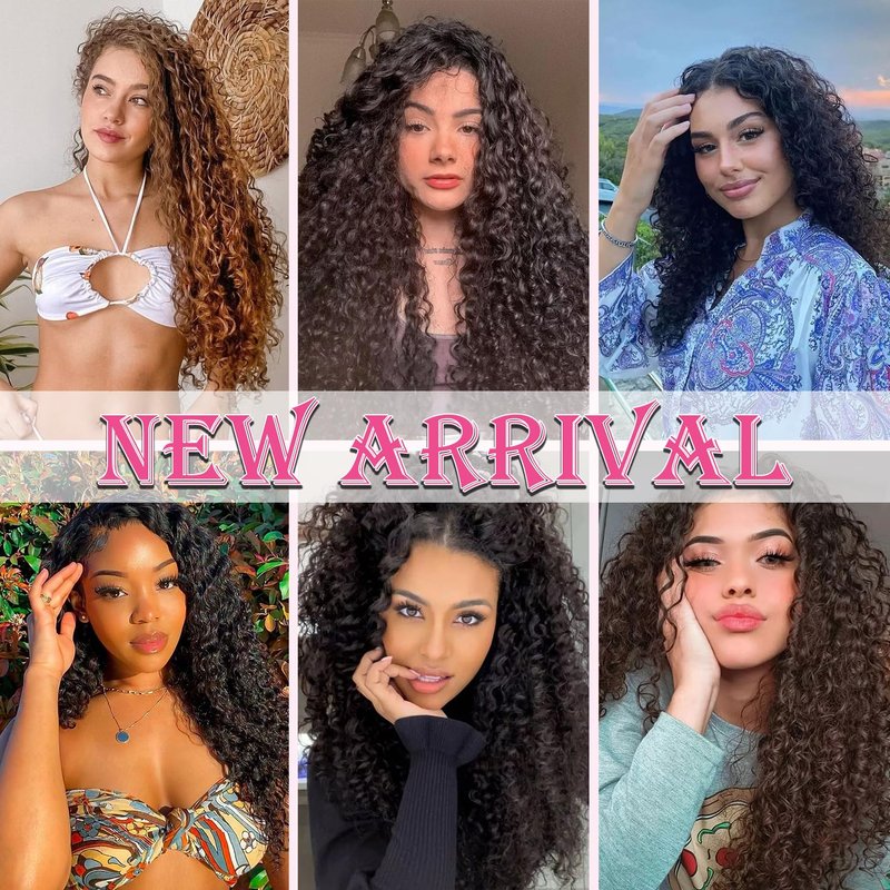 Gogo Curl Crochet Hair 14 Inch 7 Packs Curly Crochet Hair for Black Women Deep Wave Crochet Hair Beach Curl Crochet Hair Synthetic Braiding Hair Extensions (14 Inch 7 Packs 1B/30/27)