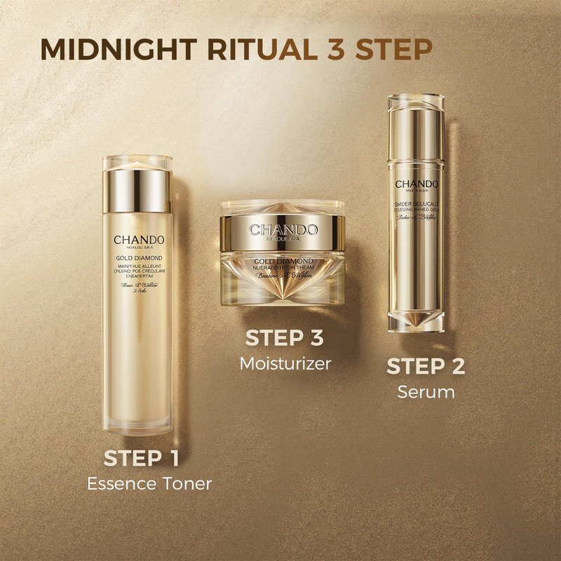 CHANDO HIMALAYA Gold Diamond Peptide-enriched Multi Anti-aging Cream (55g/1.94oz) - Super Multi-Corrective, Firming, Tightening, Anti-Wrinkle, Moisturizing Cream with Tri-peptide, Hyaluronic Acid