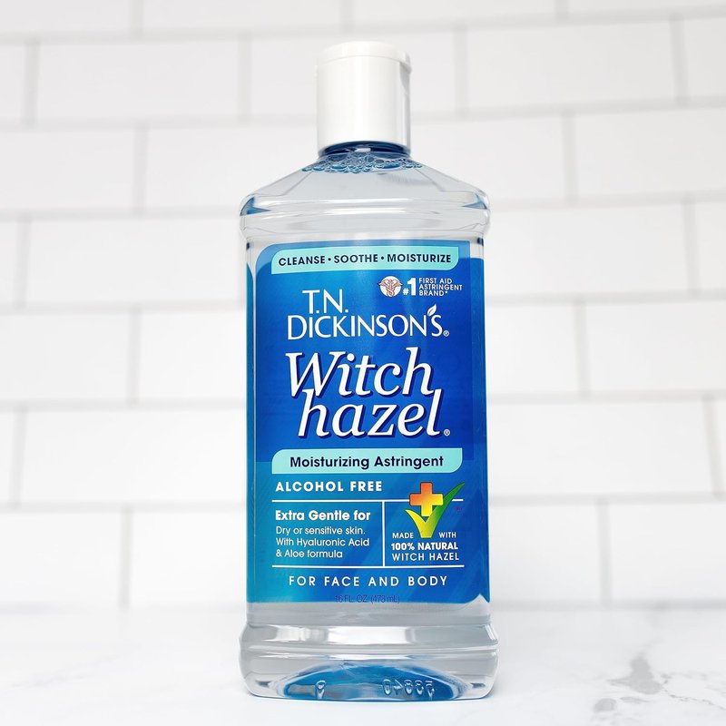 Witch Hazel Cleansing Cloths - Soothing Multi-Use, 25 Count | Alcohol-Free Astringent, 16 oz, Natural