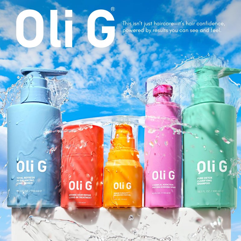 Oli G Total Refresh pH Balancing Hair Conditioner – Lightweight Daily Conditioner for All Hair Types – With Marula Oil, Shea Butter, Botanical Proteins – Detangles, Softens & Smooths – 38.8 fl oz