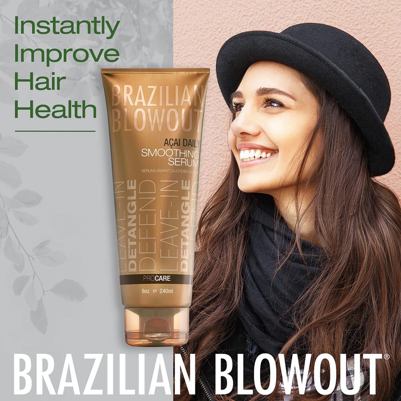 BRAZILIAN BLOWOUT Acai Daily Smoothing Serum, 8 oz