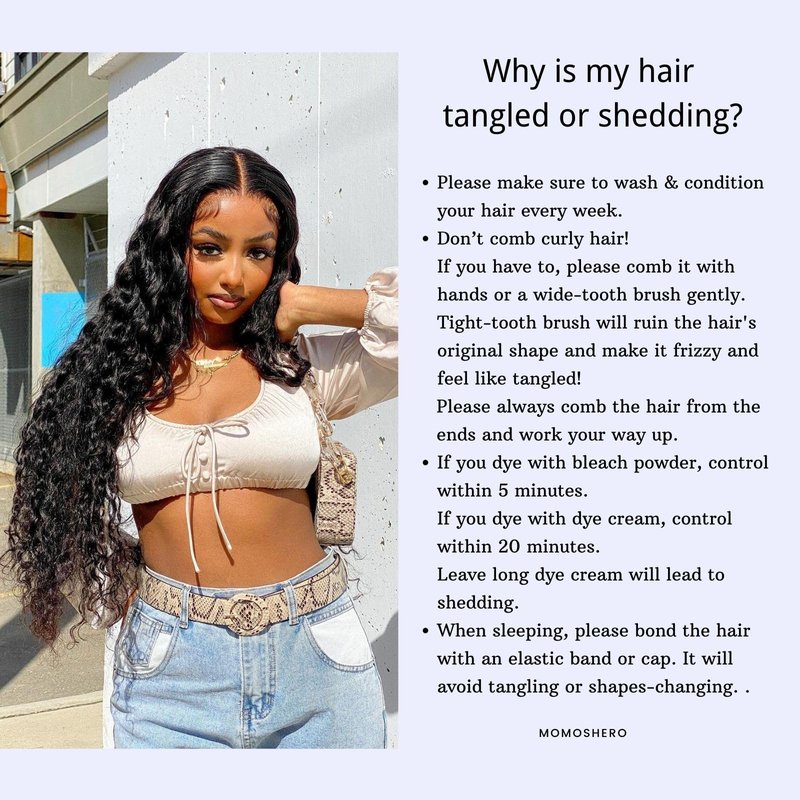 MOMOSHERO HD Transparent Lace Deep Wave Closure, 10" Natural Black, 5x5 Inch, Pre-Plucked, Unprocessed Brazilian Virgin Human Hair, 150% Density, Weave Installation