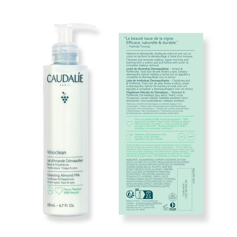 Caudalie Vinoclean Gentle Cleansing Almond Milk - 200 mL