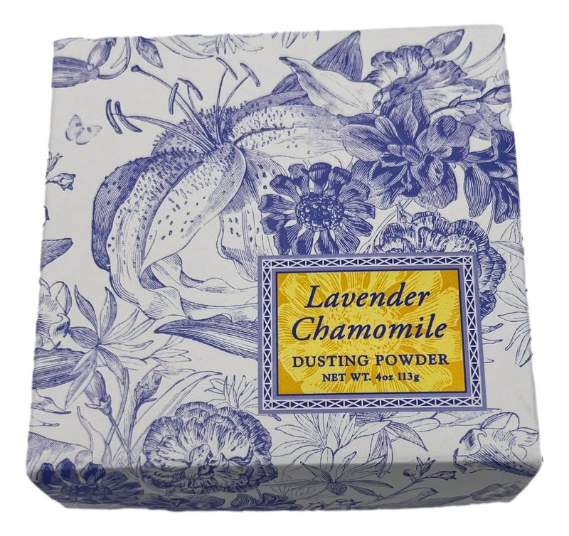 Greenwich Bay LAVENDER CHAMOMILE 3 Piece Beauty Gift Set of : BODY BUTTER, SPA SOAP, and DUSTING POWDER