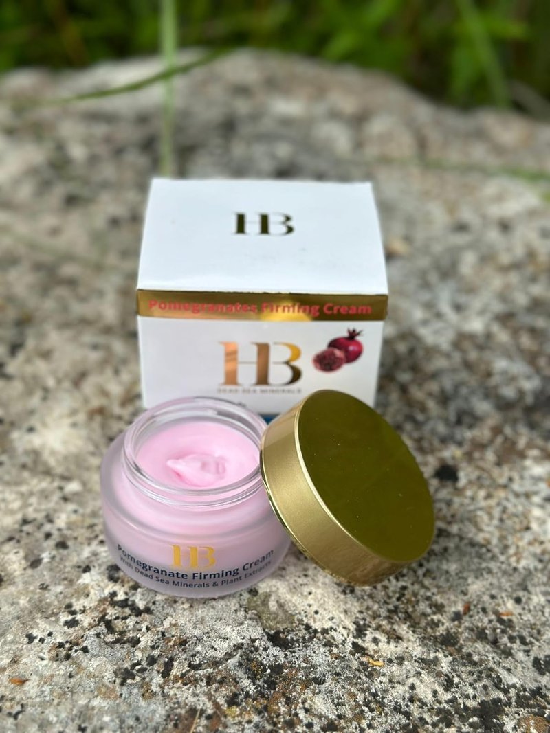 Dead Sea Pomegranates Face & Neck Cream with SPF 15 - Hydrating Anti-Aging Formula
