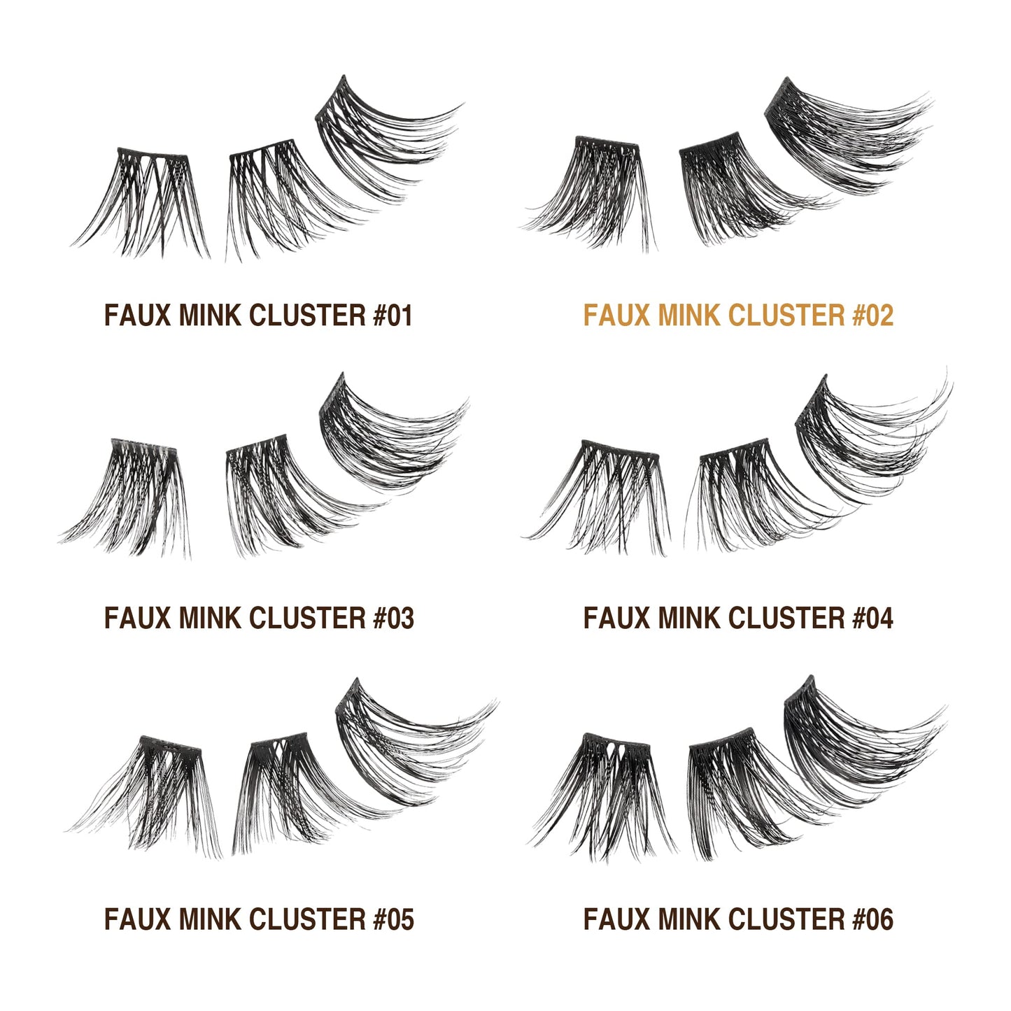 i•ENVY DIY Eyelash Extension 3D Extended - Featherlight Synthetic Reusable Artificial Eyelashes Multipack Lash Clusters