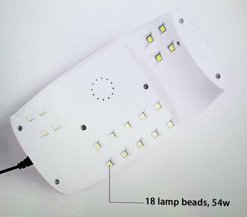 Pink Bow Nail UV LED Lamp Dryer Machine, 60S/90S/120S One-Click Switching