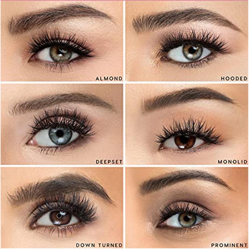 Luxillia Magnetic Eyelashes with Applicator Kit - 10 Set Natural Eye Lashes